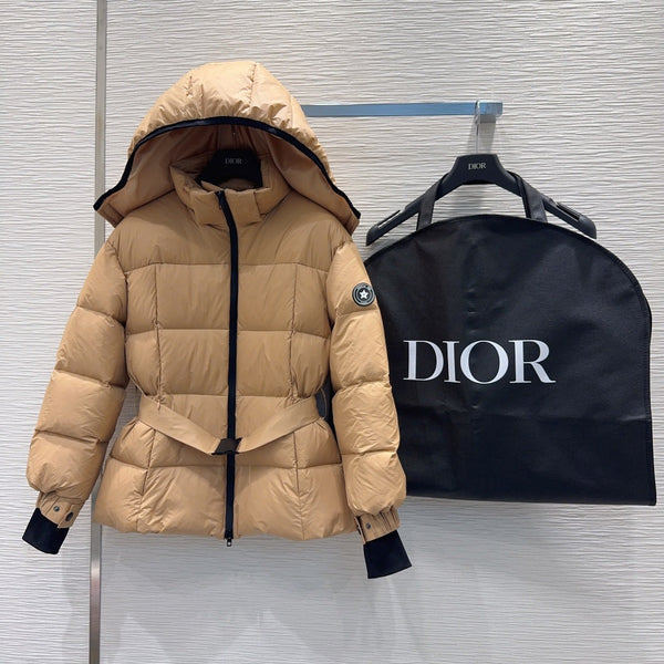 Dior 2025 Jacket Tan Polyester Down