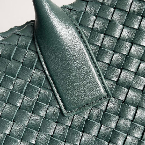 BV Large Cabat Bag 51cm Green Leather GHW