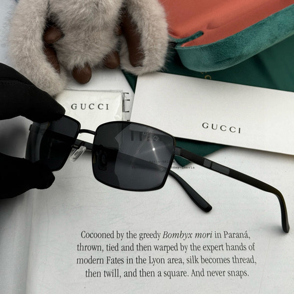 RECTANGULAR FRAME SUNGLASSES G51806 IN METAL