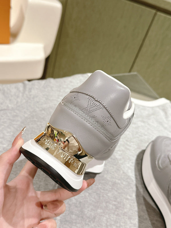 LV Neo Run Away Sneaker 50mm Grey Cowhide