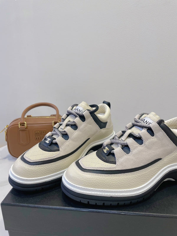 CC Sneaker In Ivory White Cowhide 144772