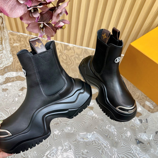 LV Archlight 2.0 Platform Boots 60mm Black Cowhide