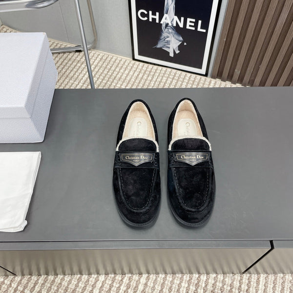 CD Loafer In Black Suede 996005