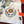 Planifleurs Scarf 90 CM White Colorful Silk 404030