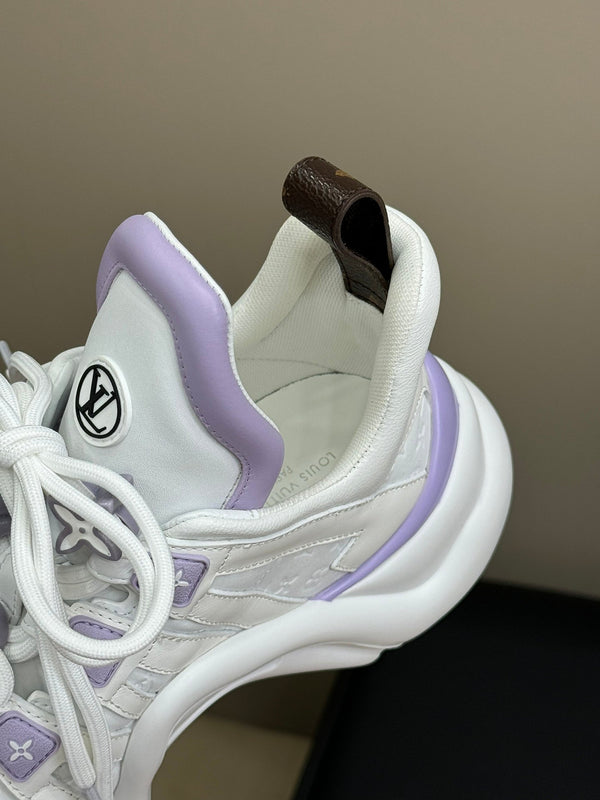 LV Archlight Sneaker White Mix Purple Calfskin
