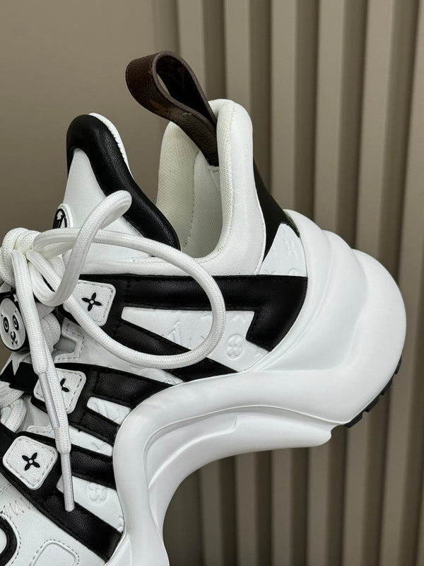 LV Archlight Sneaker White Mix Black Calfskin