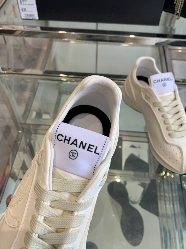CC Sneaker White Cowhide 204110
