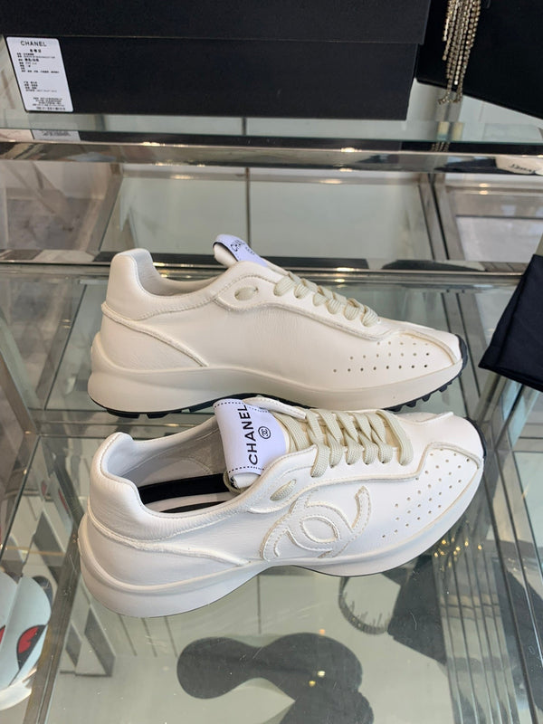 CC Sneaker White Cowhide 204110
