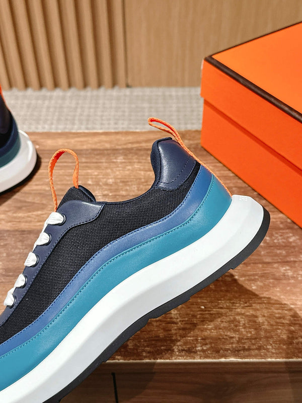 HM Gramme Sneaker Black Blue Mesh 317602