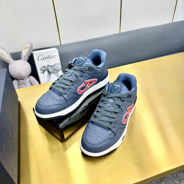 CD B57 Low-Top Sneaker In Charcoal Blue Calfskin 993824
