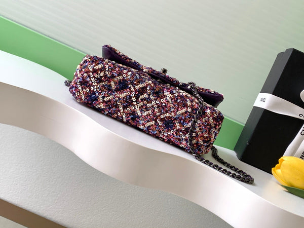 CC 2025 Flap Bag Multicolor Sequin 298203