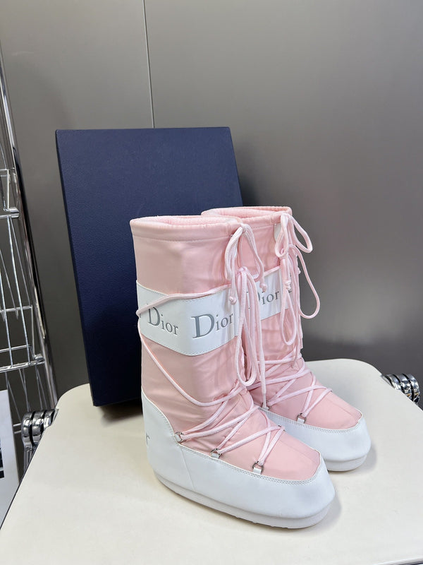 CD Short Boots 60mm In Light Pink Cowhide 989714