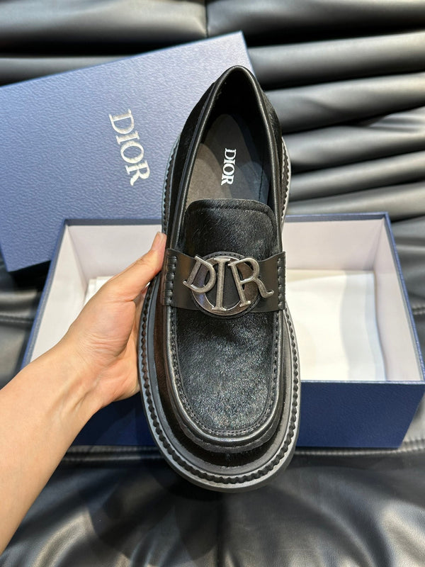 CD EXPLORER ICON LOAFER BLACK FUR
