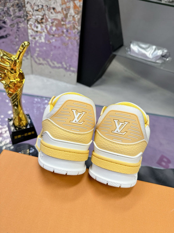 LV Trainer Sneaker Yellow Cowhide