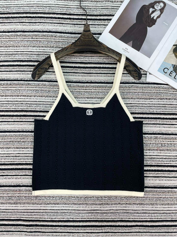 Chanel 2026 V-neckline Camisole Cotton