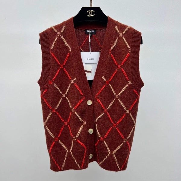 CHANEL 25S SET KNIT VEST STYLE 256