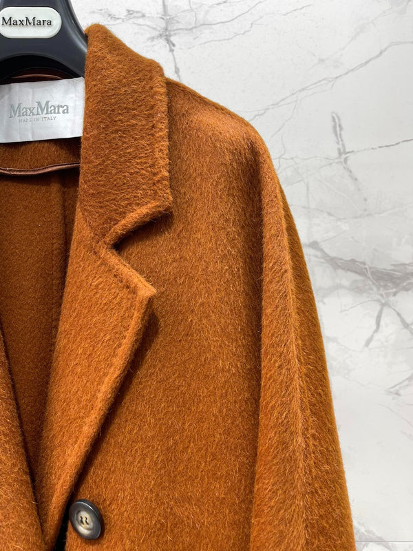 MAX MARA 25S DOUBLE-BREASTED WOOL COAT 213