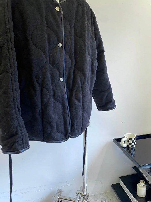 HM 25S REVERSIBLE SHORT COTTON COAT 129